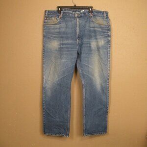 Vtg Levis 505 Straight Leg Jeans Sz 44 X 30 Regular Fit Denim Levi's